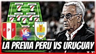 A SUMAR PUNTOS PERU VS URUGUAY FORMACION TITULAR [upl. by Avram917]