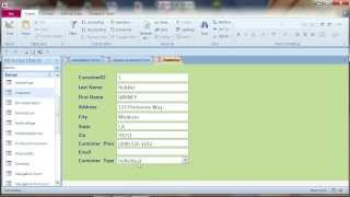 Open Link Form using Macro  MS Access 2010 [upl. by Pokorny79]