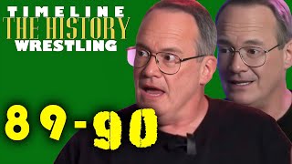 TIMELINE Wrestling  Jim Cornette  19891990 [upl. by Goulden]