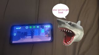 ST Movie shark puppet plays talking Joe [upl. by Adnhoj]