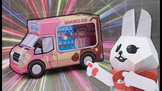 i made a paper icecream truck [upl. by Adlesirk]