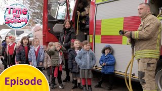 Firefighters amp Fireworks  Time For School FULL EPISODE [upl. by Scarrow]