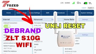 ZLTS10G WIFI 200 DEBRAND FULL ADMIN ACCESS UNLI RESET [upl. by Standley659]