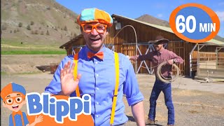 Down On The Ranch Song  Get On Your Horse  BLIPPI  Educational Songs For Kids [upl. by Llehsam]