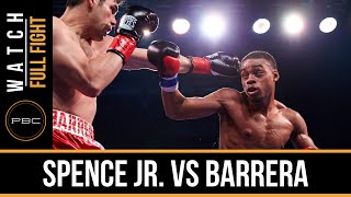 Spence Jr vs Barrera FULL FIGHT Nov 28 2015  PBC on NBC [upl. by Icnan]