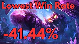 I Played Skarner the Worst Win Rate Champion In League of Legends  Game 1 [upl. by Oiciruam]