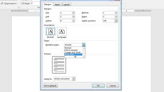 How To Set Default Paper Size to A4 Microsoft Word [upl. by Yetty]