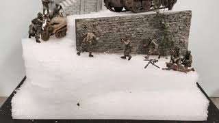 Diorama 172 WW2 Making of a scenario Normandy 1944 US Paratroopers vs Fallschirmjäger [upl. by Mundy]