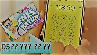 Enes Baturun Telefon Numarası [upl. by Forelli426]