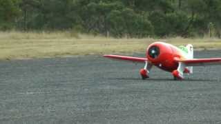 Gee Bee R2 El Chupacabra  30cc RC Plane Flight 4 [upl. by Yelir804]