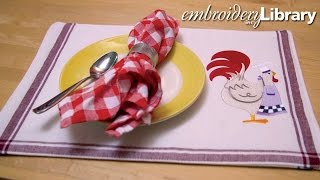 Turning Tea Towels into Placemats [upl. by Morena]