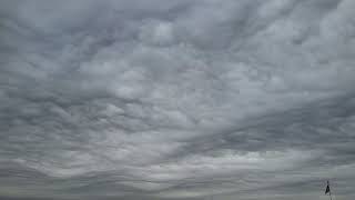 October 1 2024 Timelapse of gravity clouds cloud waves or asperatus [upl. by Seyah]