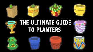 The ULTIMATE GUIDE To PLANTERS  Bee Swarm Simulator [upl. by Berrie]