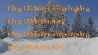 KLING GLÖCKCHEN KLING mit Lyrics  4bMusik [upl. by Lemrahc]