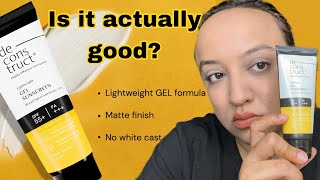 Deconstruct Lightweight Gel Sunscreen Review Lightweight Sunscreen  Sunscreen for winter Saher [upl. by Liana]