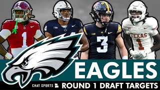 UPDATED Eagles Round 1 Draft Targets After Week 1 Of NFL Free Agency  Eagles Draft Rumors [upl. by Aidole4]