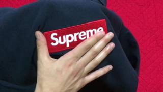 Supreme Box Logo Hoodie FW 2016 Review  Sizing [upl. by Estella]