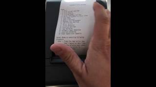 Changing Serial Interface settings on Epson T20 Printer [upl. by Kolodgie]