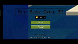 cara mabar di mini block craft [upl. by Ettenal774]