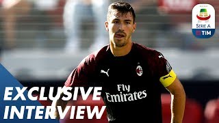 Milans new Captain Alessio Romagnoli Exclusive Interview  Serie A [upl. by Zacarias617]