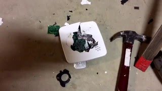 I had to destroy my FirstAlert OneLink HomeKit compatible smokeCO alarm to get it to stop beeping [upl. by Sitoeht804]