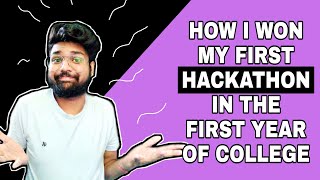 HOW I WON MY FIRST HACKATHON IN THE FIRST YEAR OF COLLEGE  The Coterie CRUx ft Krishna Mahato [upl. by Burgess]