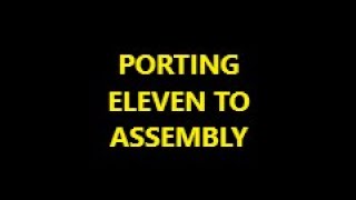 Porting Eleven Parser to Assembly for MEGA65 [upl. by Eluk]