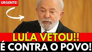 EITA VETO DO PRESIDENTE ASSUST0U TODO MUNDO [upl. by Aniara296]