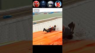 Super hero bike jumping test who is winner 🏆😱 superherobike trending youtube shorts [upl. by Wendie534]