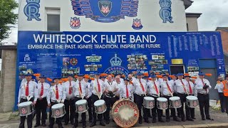 Whiterock Flute Band 12th July Parade Belfast 2024 [upl. by Broeker]