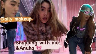 GRWM makeup Shopping with Anuka 🎀 Хөмсөг сормуусны хими хийдэг болсон нь 😎 [upl. by Rma801]