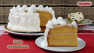 TORTA DE GUANABANA VENEZOLANA RECETA COMPLETA [upl. by Aticilef]