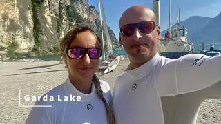 Lake Garda 2021  Nacra Inter 20  Campione Univela 4K60 GoPro 9 Catamaran sailing [upl. by Nickolas]