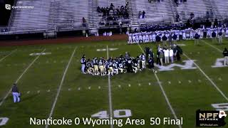 18 October Week 9 Nanticoke at Wyoming Area [upl. by Daht]