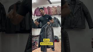 Original leather manufacturers in Delhi leather jacket shortsvideo [upl. by Viridi134]