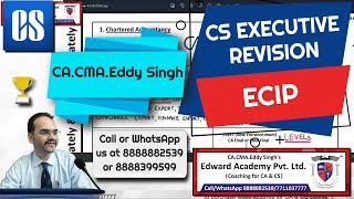 CS Executive ECIP RERA Revision by CACMAEddy Singh  Real Estate Regulation Act [upl. by Asela158]