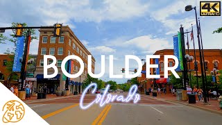 Boulder Colorado 4k Tour CO Driving Tour [upl. by Dewayne]