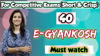 E Gyankosh  Short amp Crisp Videos  UGC NET  Inculcate Learning  By Ravina [upl. by Tallou638]