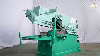 Miter Cutting Degree Cutting Angle Cutting Bandsaw Machine 45 Degree Cutting Bandsaw Machine [upl. by Siriso620]