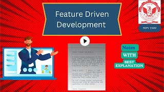 Feature Driven Development  Rgpv Notes for Feature Driven Development  unit 1 lecture 6 [upl. by Akselaw]