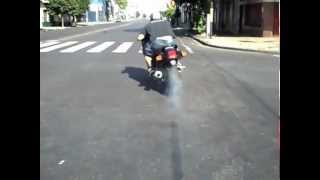 KAWASAKI ZX 11 BURNOUT ARGENTINA [upl. by Eical]