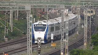 Inaugural MGR Chennai Central  Coimbatore Junction 8 coach Vande Bharat Express [upl. by Madelin462]