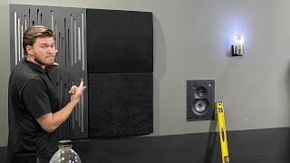 Vicoustic Wavewood Diffusor Unboxing Sound treatments for your Theater Media room or office [upl. by Adnoek]