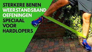 Weerstandsband oefeningen voor sterke benen [upl. by Arraek591]