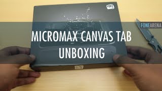 Micromax Canvas Tab Unboxing and Overview [upl. by Deana197]