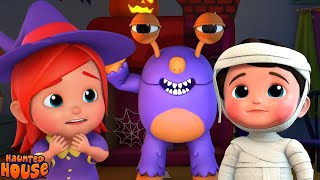 Monster In The Dark Halloween Rhymes And Spooky Cartoon Videos by Haunted House [upl. by Darrin]