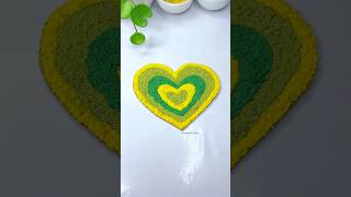 Green heart tissue paper art viralvideo art galaxyart tissuepapercraft arttutorial tissuepeper [upl. by Nidnerb]