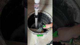 How to Install a Sump Pump howto shorts [upl. by Inama]