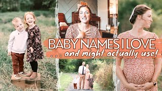 Baby Names I Love and Might Be Using Rapid Fire  Boy and Girl Names  Mennonite Mom Life [upl. by Chimene]