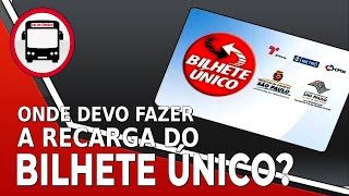 ONDE FAZER A RECARGA DO BILHETE UNICO SPTRANS [upl. by Junko]